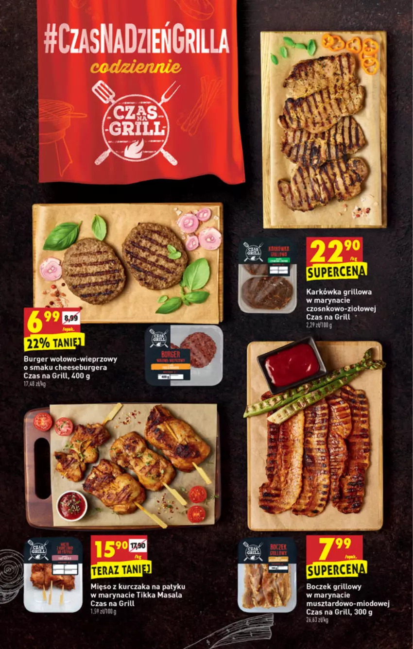 Gazetka promocyjna Biedronka - W tym tygodniu - ważna 09.08 do 14.08.2021 - strona 13 - produkty: Boczek, Burger, Grill, Kurczak, Mięso, Mus