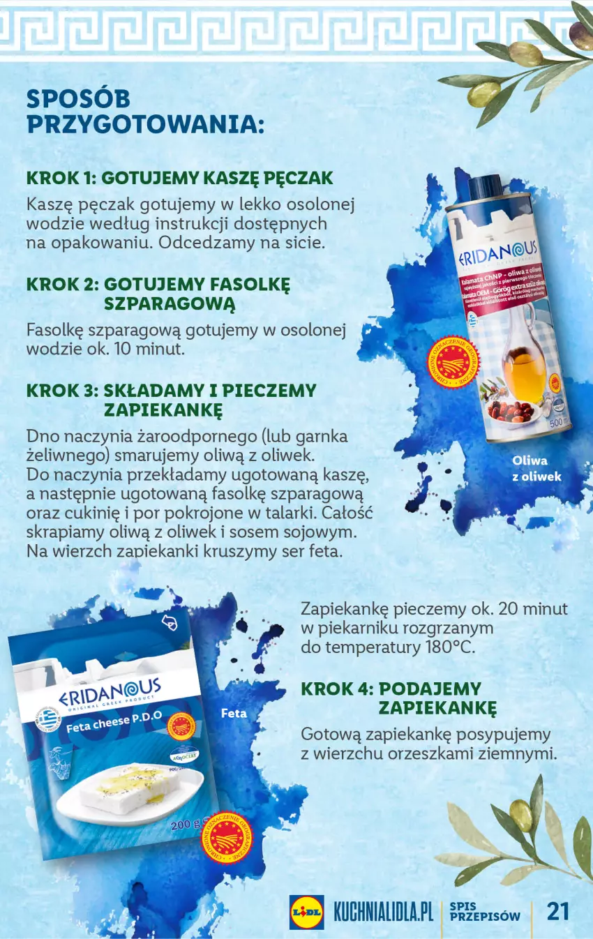 Gazetka promocyjna Lidl - KATALOG GRECJA - ważna 22.05 do 27.05.2023 - strona 21 - produkty: Fa, Feta, Piec, Piekarnik, Por, Ser, Sos