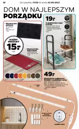 Gazetka promocyjna Netto - Akcesoria i dodatki - Gazetka - ważna od 23.08 do 23.08.2023 - strona 8 - produkty: Por, Mop, Wycieraczka, Buty, Salsa, Regał, Wkręt