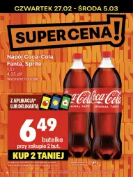 Gazetka promocyjna Delikatesy Centrum - NOWA GAZETKA Delikatesy Centrum od 27 lutego! 27.02-5.03.2025 - Gazetka - ważna od 05.03 do 05.03.2025 - strona 6 - produkty: Rum, Gin, Coca-Cola, Fanta, Sprite, Napój, Fa