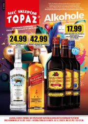 Gazetka promocyjna Topaz - Gazetka - Gazetka - ważna od 29.02 do 29.02.2024 - strona 1 - produkty: Top, Johnnie Walker, Wódka, Whisky, Alkohole, Wino, Grzaniec Galicyjski