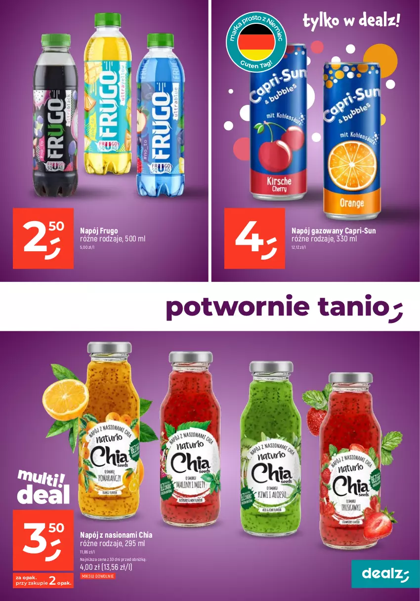 Gazetka promocyjna Dealz - MAKE A DEALZ - ważna 02.01 do 10.01.2024 - strona 31 - produkty: Chia, Gra, Napój, Napój gazowany