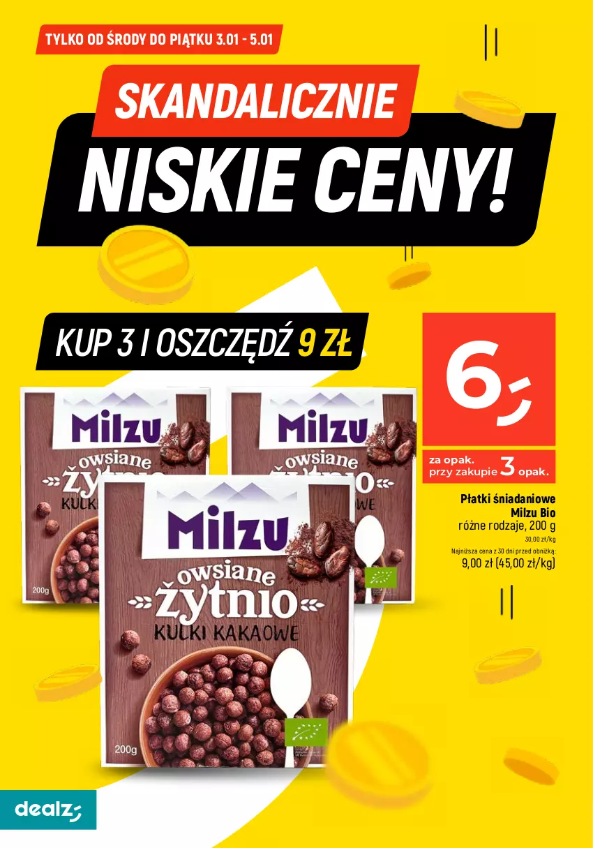 Gazetka promocyjna Dealz - MAKE A DEALZ - ważna 02.01 do 10.01.2024 - strona 4 - produkty: Danio, Lenor, Milzu, Płyn do płukania