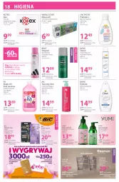 Gazetka promocyjna Hebe - Gazetka - Gazetka - ważna od 02.04 do 02.04.2026 - strona 18 - produkty: Balsam po goleniu, Krem do twarzy, Minecraft, Mus, Gin, BIC, Lactacyd, Dezodorant, Adidas, Dove, Szynka, Chusteczki, Maszynka, Płyn do higieny intymnej, Maszynka do golenia, Wkładki, Antyperspirant, Fa