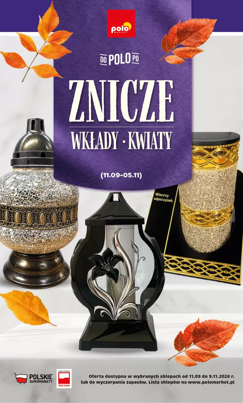 Gazetka promocyjna PoloMarket - Katalog NF Znicze - ważna 11.09 do 05.11.2026 - strona 1 - produkty: Laur