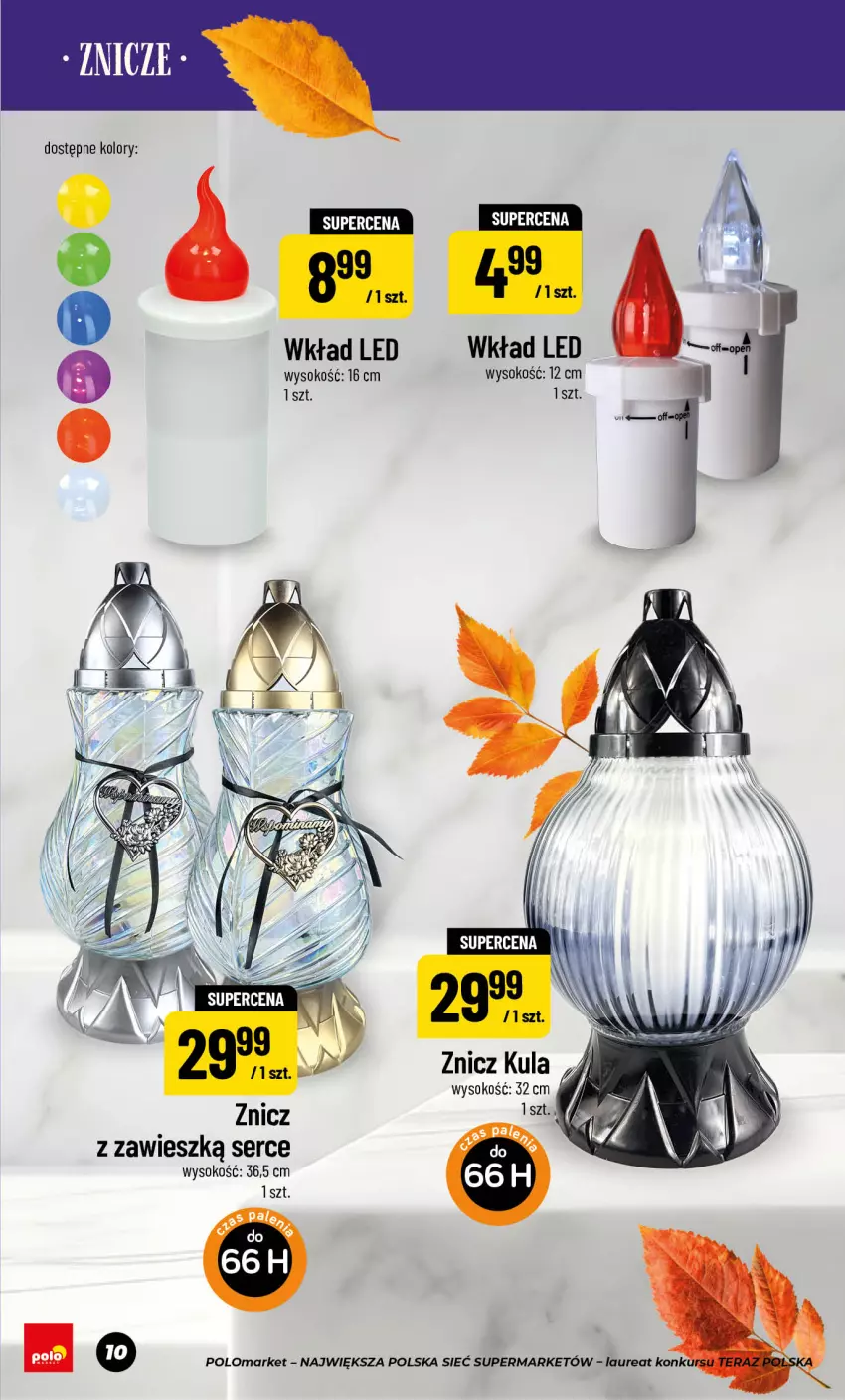 Gazetka promocyjna PoloMarket - Katalog NF Znicze - ważna 11.09 do 05.11.2026 - strona 10 - produkty: Laur, Ser, Sok, Znicz