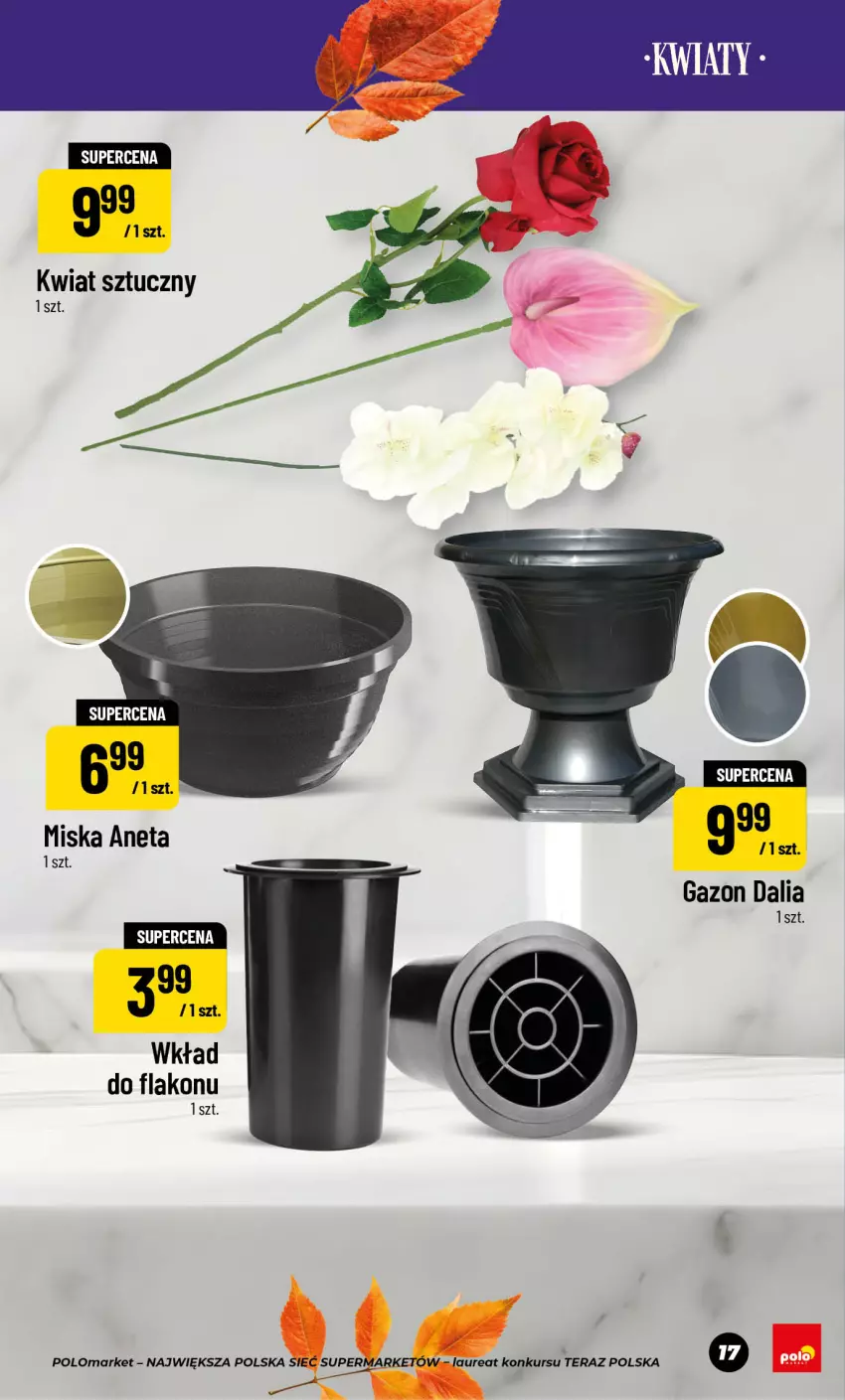 Gazetka promocyjna PoloMarket - Katalog NF Znicze - ważna 11.09 do 05.11.2026 - strona 17 - produkty: Laur, Miska, Tera