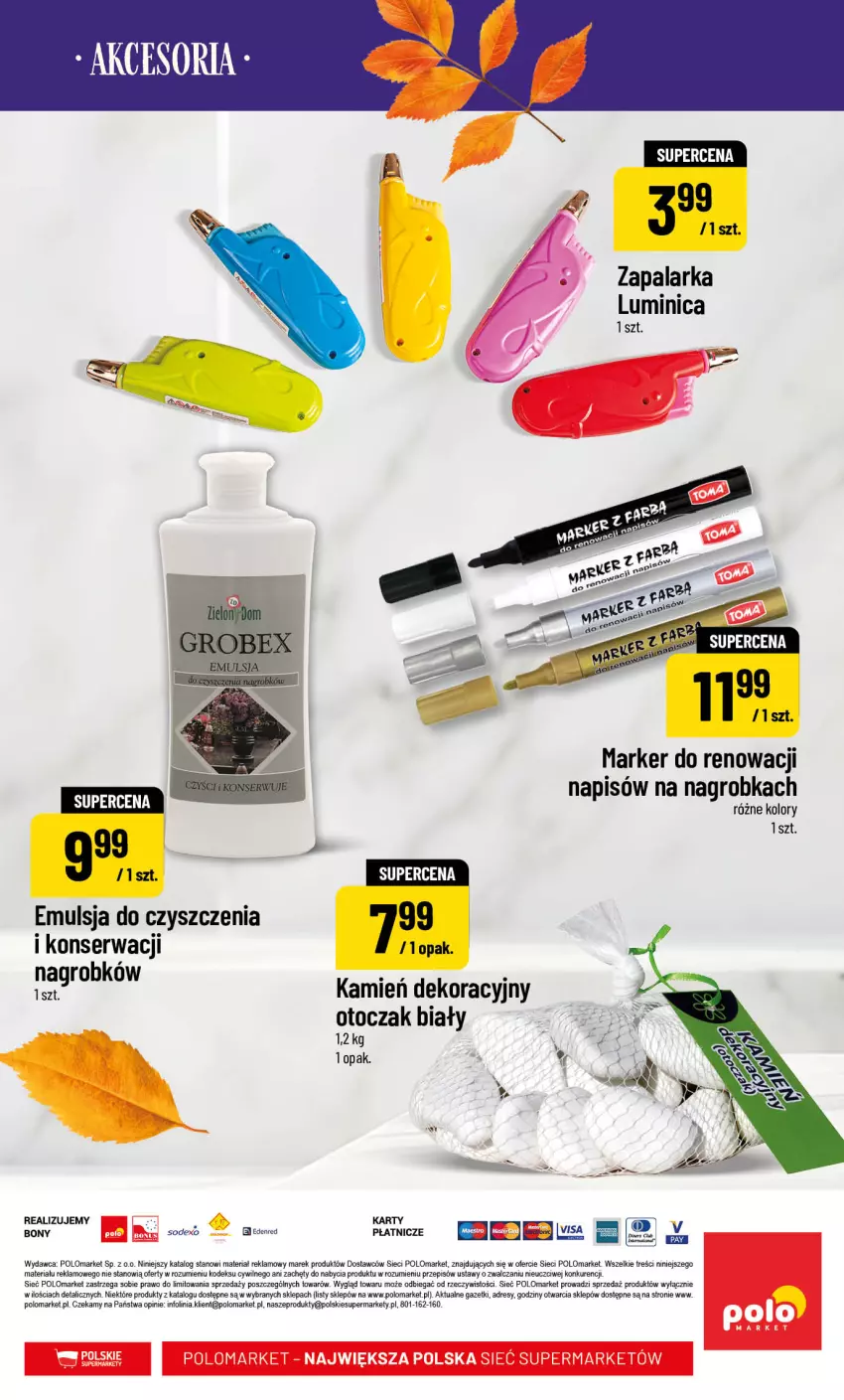 Gazetka promocyjna PoloMarket - Katalog NF Znicze - ważna 11.09 do 05.11.2026 - strona 18 - produkty: Dres, Emulsja, Marker, Ser, Zapalarka