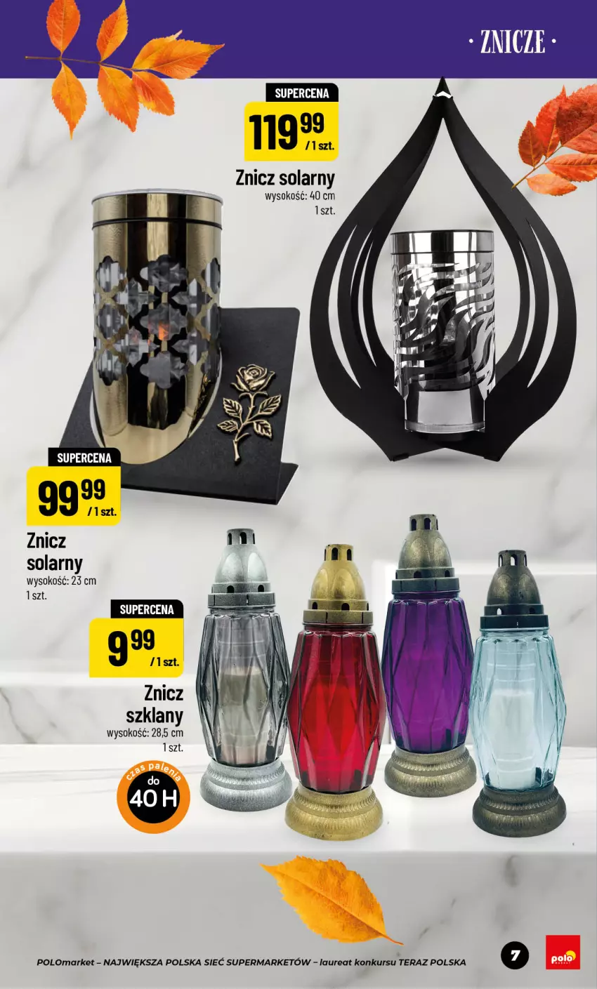 Gazetka promocyjna PoloMarket - Katalog NF Znicze - ważna 11.09 do 05.11.2026 - strona 7 - produkty: Laur, Sok, Tera, Znicz