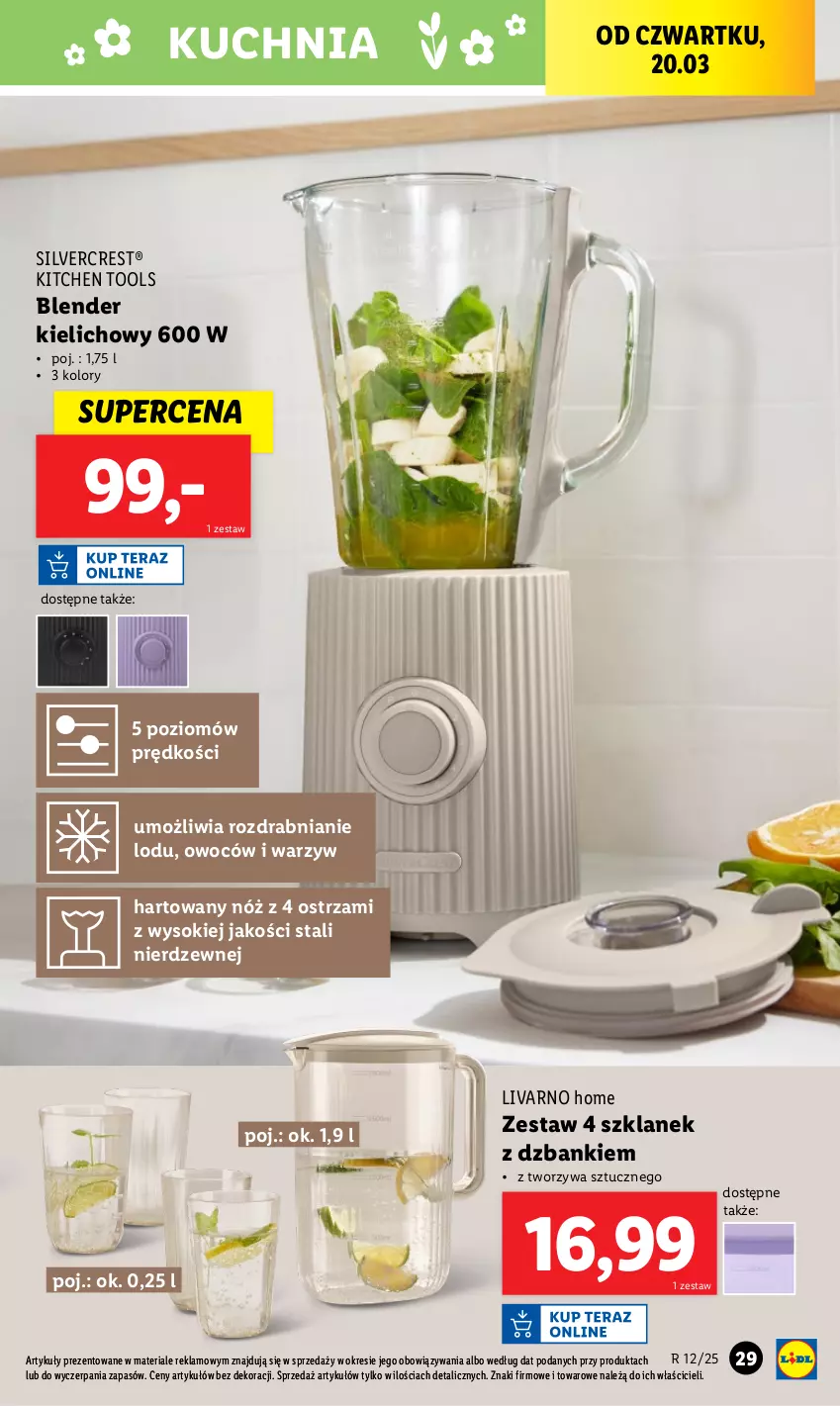 Gazetka promocyjna Lidl - GAZETKA - ważna 17.03 do 22.03.2025 - strona 27 - produkty: Blender, Ivar, Kuchnia, Silvercrest, Sok