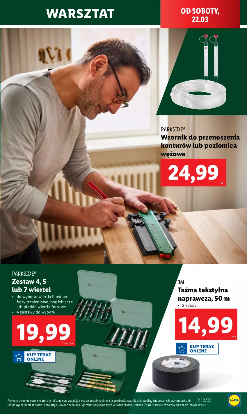 Gazetka promocyjna Lidl - GAZETKA - ważna 17.03 do 22.03.2025 - strona 55 - produkty: Parkside, Poziomica