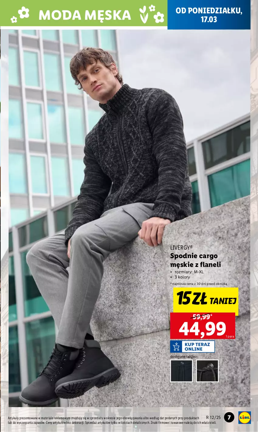 Gazetka promocyjna Lidl - GAZETKA - ważna 17.03 do 22.03.2025 - strona 7 - produkty: Moda, Spodnie