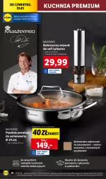 Gazetka promocyjna Lidl - GAZETKA - Gazetka - ważna od 22.03 do 22.03.2025 - strona 20 - produkty: Piec, Ser, Por, Kuchnia, Młynek, Pieprz, Piekarnik, Patelnia