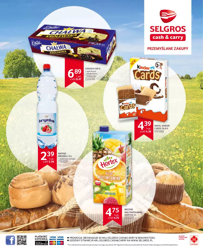 Gazetka promocyjna Selgros - Extra Oferta - ważna 01.03 do 31.03.2022 - strona 41 - produkty: Chałwa, Hortex, Kinder, LG, Napoje, Nektar, Sok