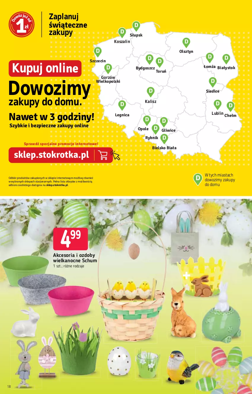 Gazetka promocyjna Stokrotka - Supermarket - ważna 18.03 do 24.03.2021 - strona 18 - produkty: HP, Kosz, Szal