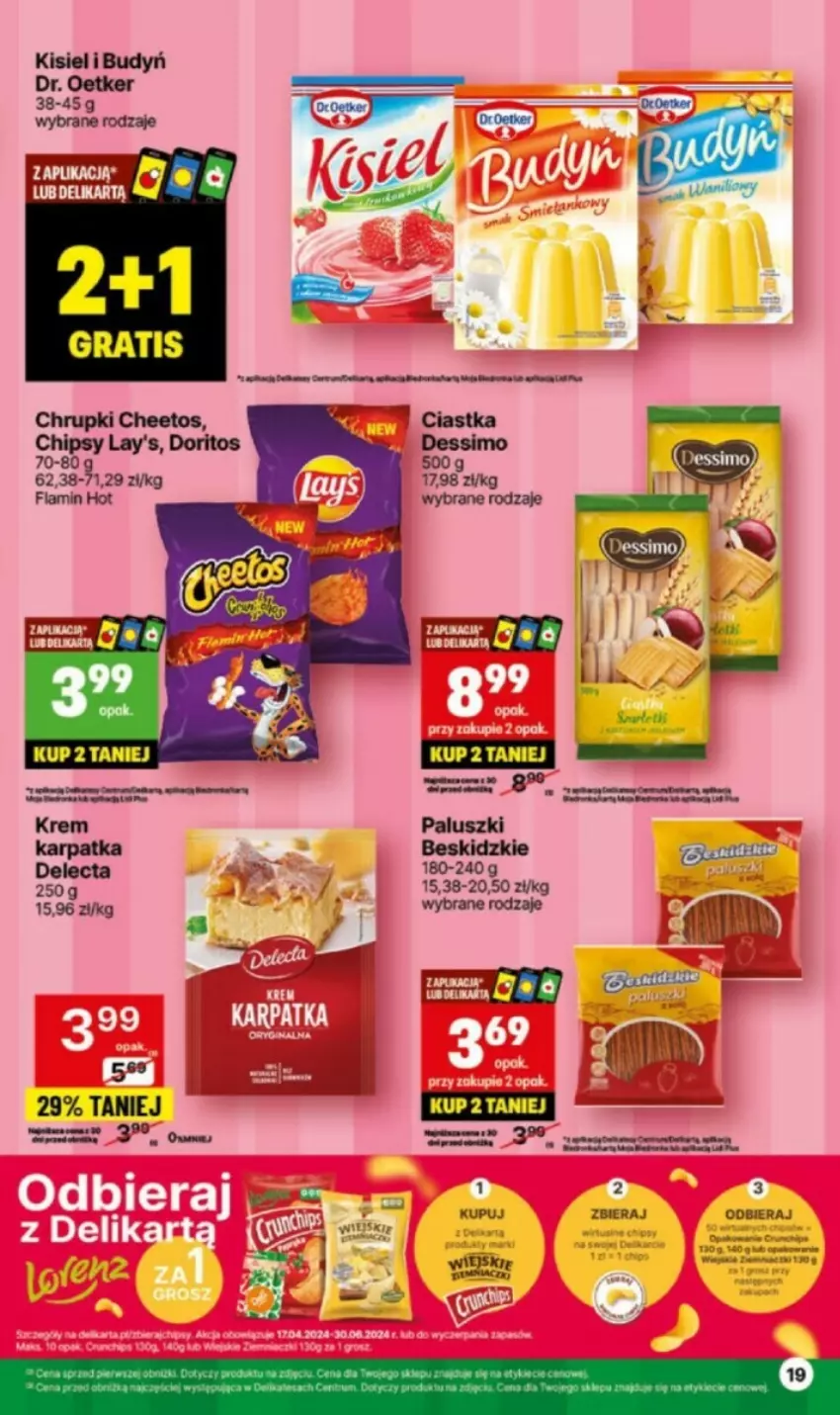 Gazetka promocyjna Delikatesy Centrum - ważna 06.05 do 19.05.2024 - strona 12 - produkty: Beskidzki, Cheetos, Chrupki, Delecta, Karp, Taca