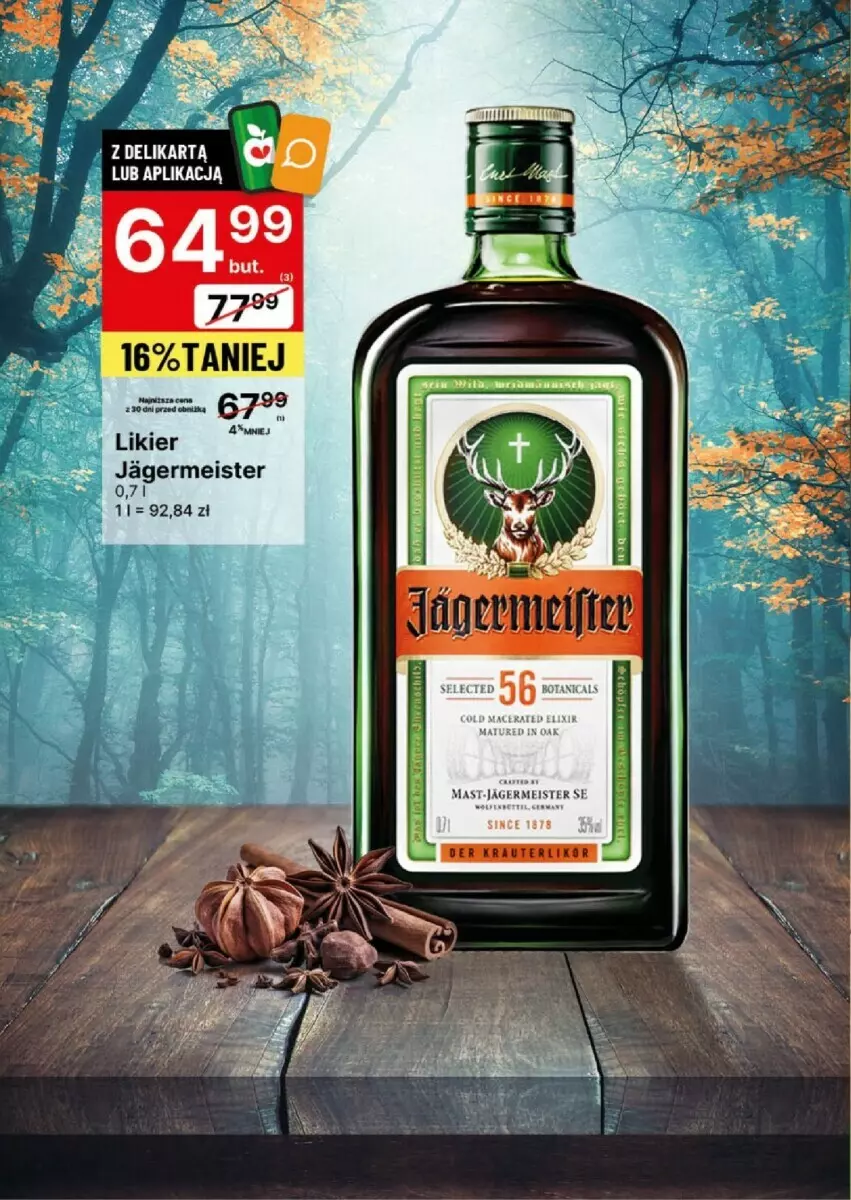 Gazetka promocyjna Delikatesy Centrum - ważna 06.05 do 19.05.2024 - strona 7 - produkty: Jagermeister, Likier