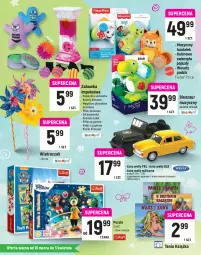 Gazetka promocyjna Intermarche - Katalog Wielkanocny - Gazetka - ważna od 03.04 do 03.04.2021 - strona 12 - produkty: Dinozaur, Balony, Puzzle, Pojazd, Książka, Zabawka, Barbie, Plastelina, Klocki, Drzwi, Gala, Psi Patrol, Zwierzęta, Fa