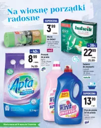 Gazetka promocyjna Intermarche - Katalog Wielkanocny - Gazetka - ważna od 03.04 do 03.04.2021 - strona 20 - produkty: Płyn do prania, Ludwik, Tablet, Worki na śmieci, Proszek do prania, Chusteczki, Worki na śmiec, Zmywarki, Sidolux, Pronto, Tabletki do zmywarki