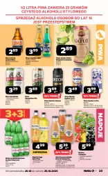 Gazetka promocyjna Netto - Od Poniedziałku - Gazetka - ważna od 25.10 do 25.10.2025 - strona 23 - produkty: Piwa, Piwo, Sok, Por, Mus, Koc, Gra, Namysłów, Kasztelan, Ananas, Clin, Napoje, Warka, Radler, Tymbark, Szyna, Woda, Okocim, Napój, Captain Jack, Nektar, Grejpfrut