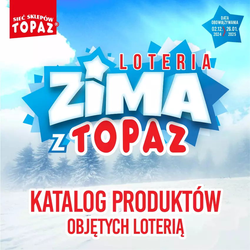 Gazetka promocyjna Topaz - Gazetka - ważna 02.12.2024 do 26.01.2025 - strona 1