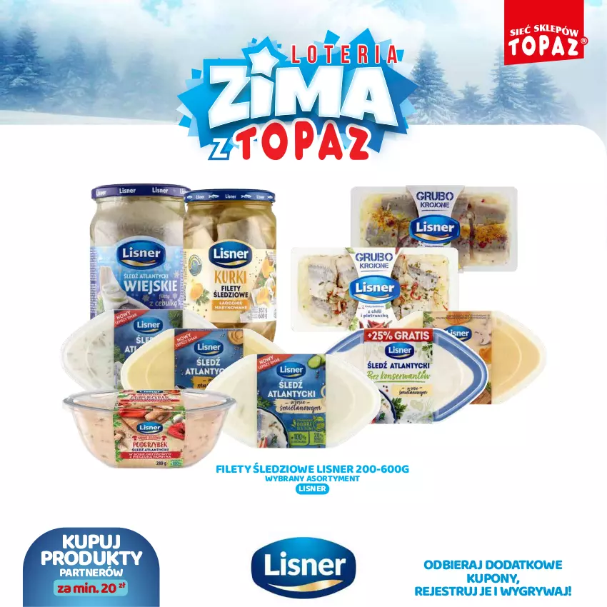 Gazetka promocyjna Topaz - Gazetka - ważna 02.12.2024 do 26.01.2025 - strona 19 - produkty: Gry, Lisner