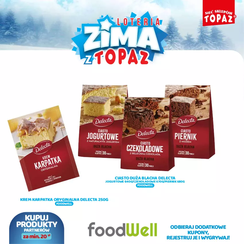 Gazetka promocyjna Topaz - Gazetka - ważna 02.12.2024 do 26.01.2025 - strona 31 - produkty: Delecta, Gin, Gry, Jogurt, Karp, Piernik