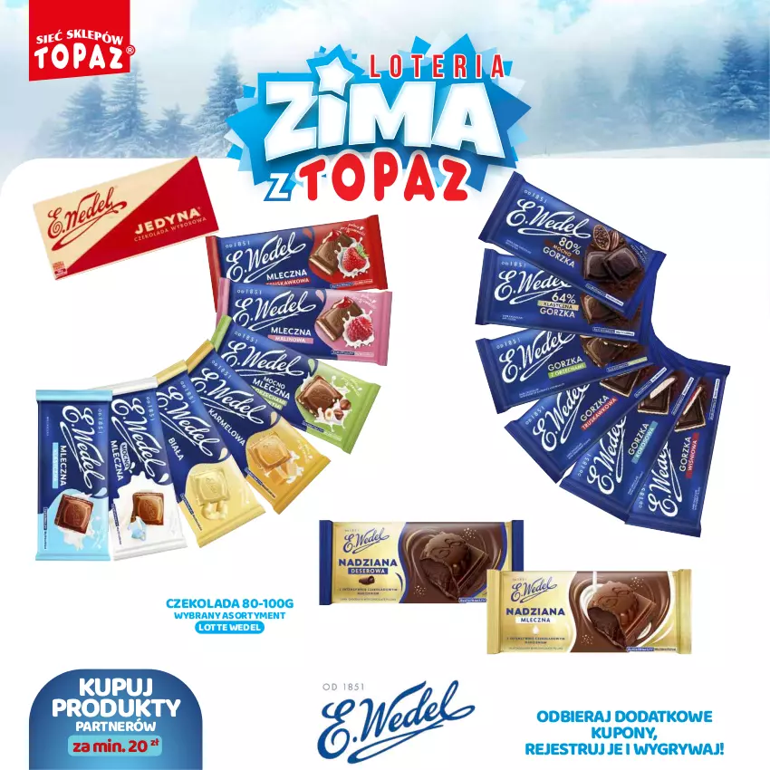 Gazetka promocyjna Topaz - Gazetka - ważna 02.12.2024 do 26.01.2025 - strona 46 - produkty: Czekolada, Gry