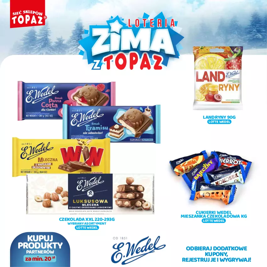 Gazetka promocyjna Topaz - Gazetka - ważna 02.12.2024 do 26.01.2025 - strona 48 - produkty: Cukier, Cukierki, Czekolada, Gry