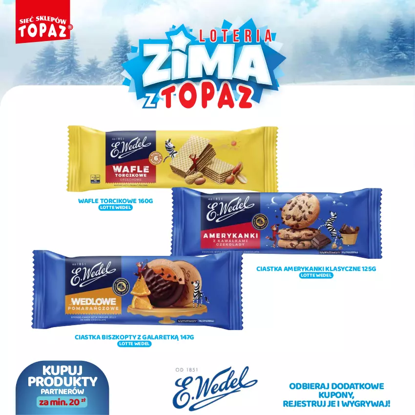 Gazetka promocyjna Topaz - Gazetka - ważna 02.12.2024 do 26.01.2025 - strona 50 - produkty: Biszkopty, Ciastka, Gala, Gry, Wafle