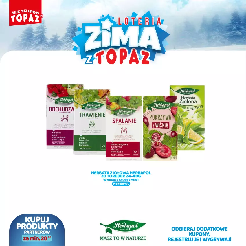 Gazetka promocyjna Topaz - Gazetka - ważna 02.12.2024 do 26.01.2025 - strona 66 - produkty: Gry, Herbapol, Herbata