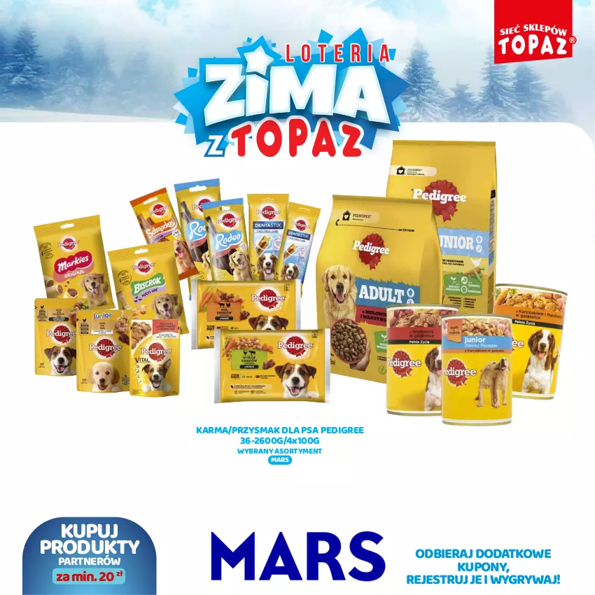 Gazetka promocyjna Topaz - Gazetka - ważna 02.12.2024 do 26.01.2025 - strona 77 - produkty: Gry, Mars, Pedigree, Przysmak dla psa