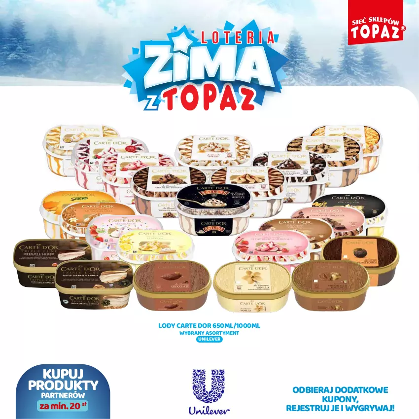 Gazetka promocyjna Topaz - Gazetka - ważna 02.12.2024 do 26.01.2025 - strona 81 - produkty: Gry, Lody