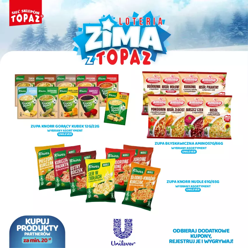 Gazetka promocyjna Topaz - Gazetka - ważna 02.12.2024 do 26.01.2025 - strona 82 - produkty: Gry, Knorr, Kubek, Zupa