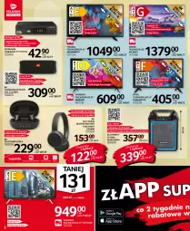 Gazetka promocyjna Selgros - Oferta przemysłowa - Gazetka - ważna od 15.09 do 15.09.2021 - strona 2 - produkty: Toshiba, Por, Pur, JBL, Gry, Gra, Słuchawki, Głośnik, Mikrofon, Słuchawki bezprzewodowe, Głośnik bluetooth, Thomson, Android TV, Telewizor