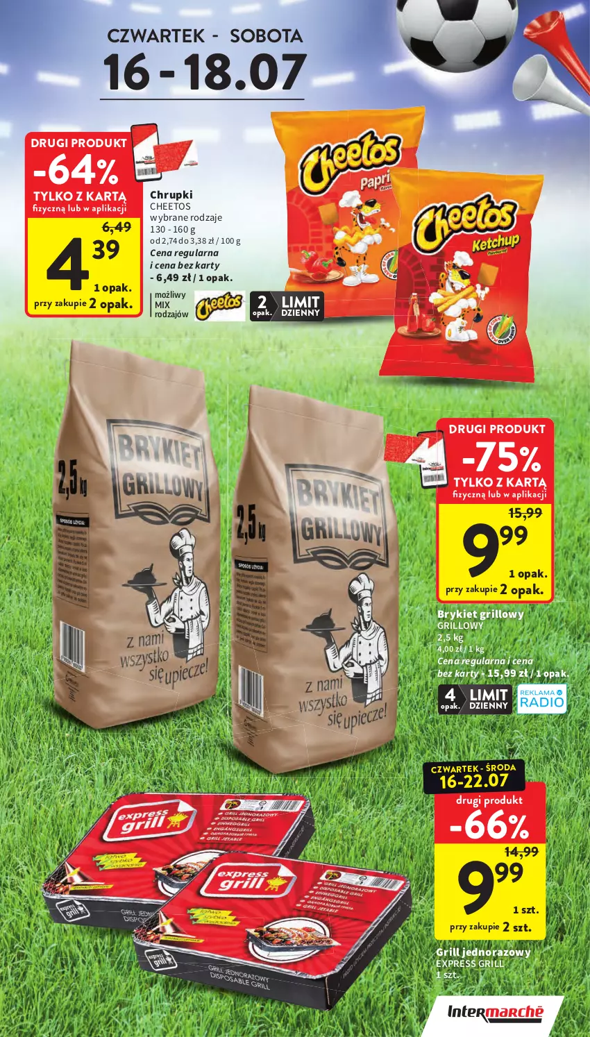 Gazetka promocyjna Intermarche - Gazetka promocyjna - ważna 16.07 do 22.07.2026 - strona 5 - produkty: Cheetos, Chrupki, Grill