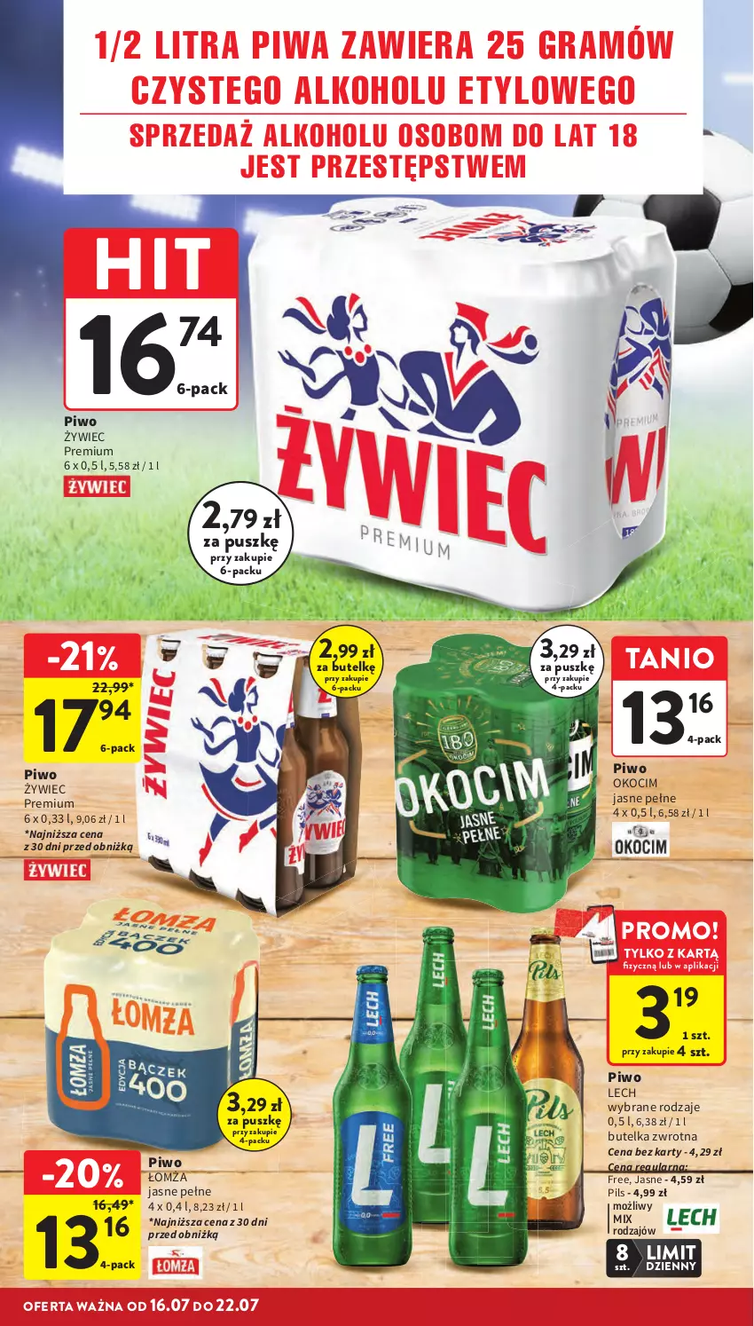 Gazetka promocyjna Intermarche - Gazetka promocyjna - ważna 16.07 do 22.07.2026 - strona 8 - produkty: Gra, Koc, Okocim, Piwa, Piwo