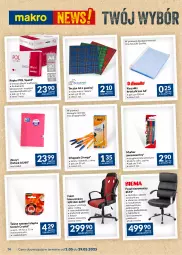 Gazetka promocyjna Makro - Najlepsze oferty - Gazetka - ważna od 29.05 do 29.05.2023 - strona 14 - produkty: Sok, Mop, BIC, Papier, Długopis, Marker, Kosz, Siedzisko, Fotel