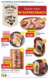 Gazetka promocyjna Lidl - GAZETKA - Gazetka - ważna od 30.01 do 30.01.2022 - strona 12 - produkty: Kurczak, Por, Filet z piersi kaczki, Mięso, HP