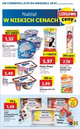 Gazetka promocyjna Lidl - GAZETKA - Gazetka - ważna od 30.01 do 30.01.2022 - strona 21 - produkty: Ryż na mleku, Sos, Ser, Ryż, Por, Gra, Zott, Barbie, Serek, Pilos, Bakoma, Kinder, Monte