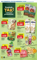 Gazetka promocyjna Lidl - GAZETKA - Gazetka - ważna od 30.01 do 30.01.2022 - strona 22 - produkty: Ryż, Ananas, Tofu, Vegangurt, Pieprz, Tonik, Roślinne kiełbaski, Tymbark, Baton, Arbuz, Mango, Napój, Kokos, Klopsiki