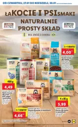 Gazetka promocyjna Lidl - GAZETKA - Gazetka - ważna od 30.01 do 30.01.2022 - strona 45 - produkty: Kurczak, Mokra karma, Pur, Koc, Gin, Gra, Wołowina, Sucha karma