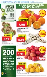 Gazetka promocyjna Lidl - GAZETKA - Gazetka - ważna od 30.01 do 30.01.2022 - strona 8 - produkty: Warzywa, Ser, Por, Koc, Czosnek, Cytryny, Kiwi, Pomarańcze, Owoce, Deser, Jabłka