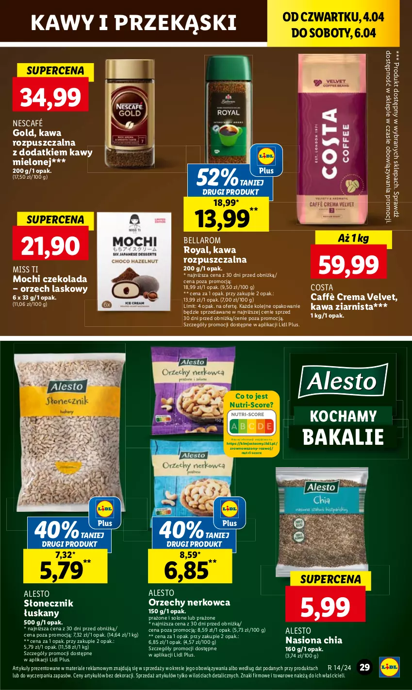 Gazetka promocyjna Lidl - GAZETKA - ważna 04.04 do 06.04.2024 - strona 35 - produkty: Bell, Bella, Koc, Nescafé, Olej, Wazon