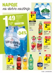 Gazetka promocyjna Intermarche - Gazetka tygodnia - Gazetka - ważna od 12.04 do 12.04.2021 - strona 30 - produkty: Sok, Gin, Coca-Cola, Napoje, LANA, Fortuna, Fanta, Woda mineralna, Kubuś, Staropolanka, Woda, Sprite, Fa