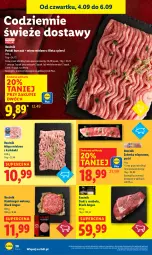 Gazetka promocyjna Lidl - GAZETKA - Gazetka - ważna od 06.09 do 06.09.2025 - strona 24 - produkty: Kurczak, Mięso mielone, Hamburger, Stek, Lack, Burger, Rostbef, Mięso