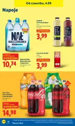 Gazetka promocyjna Lidl - GAZETKA - Gazetka - ważna od 06.09 do 06.09.2025 - strona 36 - produkty: Nałęczowianka, Por, Coca-Cola, Napoje, Tymbark, Fanta, Woda mineralna, Woda, Sprite, Gres, Fa