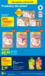 Gazetka promocyjna Lidl - GAZETKA - Gazetka - ważna od 06.09 do 06.09.2025 - strona 48 - produkty: Ryż, Mus, Dzieci