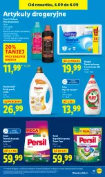 Gazetka promocyjna Lidl - GAZETKA - Gazetka - ważna od 06.09 do 06.09.2025 - strona 51 - produkty: Papier, Proszek do prania, Persil, Papier toaletowy, Płyn do płukania, Rolki, Fairy, Flora, Kapsułki do prania, Fa
