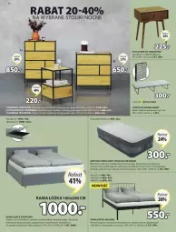 Gazetka promocyjna Jysk - Oferta tygodnia - Gazetka - ważna od 21.09 do 21.09.2021 - strona 17 - produkty: Stolik nocny, Rama, Stolik, Materac, Tera, Komoda, Moda, Rama łóżka, Materac piankowy, Materac dmuchany